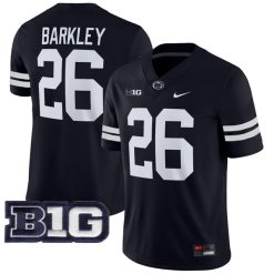Saquon Barkley Penn State Nittany Lions Football Black Alternate Jersey - All Stitched