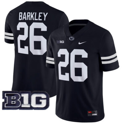 Saquon Barkley Penn State Nittany Lions Football Black Alternate Jersey - All Stitched