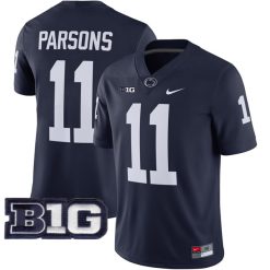 Micah Parsons Penn State Nittany Lions Football Navy Home Jersey - All Stitched
