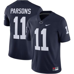Micah Parsons Penn State Nittany Lions Football Navy Home Jersey - All Stitched