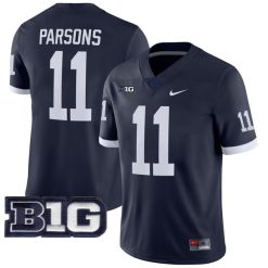 Micah Parsons Penn State Nittany Lions Football Navy Alternate Jersey - All Stitched