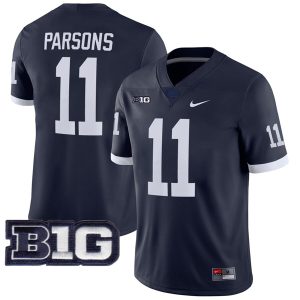 Micah Parsons Penn State Nittany Lions Football Navy Alternate Jersey - All Stitched