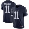 Micah Parsons Penn State Nittany Lions Football Navy Alternate Jersey - All Stitched