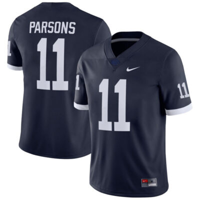 Micah Parsons Penn State Nittany Lions Football Navy Alternate Jersey - All Stitched