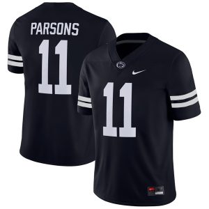 Micah Parsons Penn State Nittany Lions Football Black Alternate Jersey - All Stitched