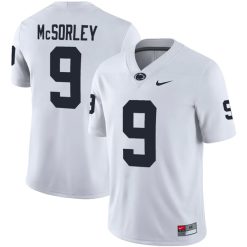 Trace McSorley Penn State Nittany Lions Football White Away Jersey - All Stitched