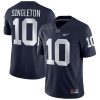 Nick Singleton Penn State Nittany Lions Football Navy Home Jersey - All Stitched