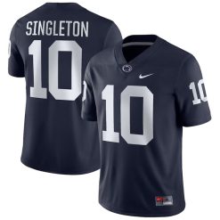 Nick Singleton Penn State Nittany Lions Football Navy Home Jersey - All Stitched