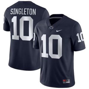 Nick Singleton Penn State Nittany Lions Football Navy Home Jersey - All Stitched