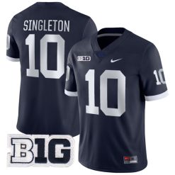 Nick Singleton Penn State Nittany Lions Football Navy Alternate Jersey - All Stitched