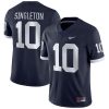 Nick Singleton Penn State Nittany Lions Football Navy Alternate Jersey - All Stitched