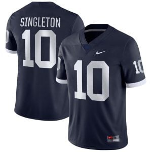 Nick Singleton Penn State Nittany Lions Football Navy Alternate Jersey - All Stitched