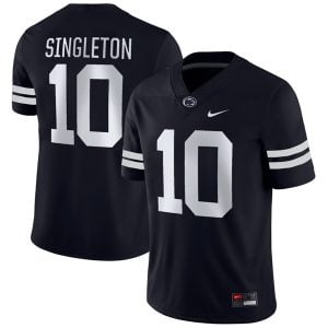 Nick Singleton Penn State Nittany Lions Football Black Alternate Jersey - All Stitched