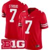 CJ Stroud Ohio State Buckeyes Football Scarlet Home Jersey - All Stitched