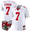 CJ Stroud Ohio State Buckeyes Football Ohio Concept White Jersey - All Stitched