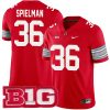 Chris Spielman Ohio State Buckeyes Football Scarlet Alternate Jersey - All Stitched