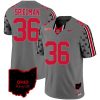 Chris Spielman Ohio State Buckeyes Football Ohio Patch Grey Jersey - All Stitched