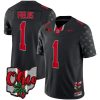 Justin Fields Ohio State Buckeyes Football Ohio Concept Black Jersey - All Stitched