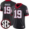 Brock Bowers Georgia Bulldogs Football Black Alternate Jersey - All Stitched