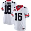 Kirby Smart Georgia Bulldogs Football White 40th NC Anniversary Jersey - All Stitched
