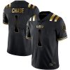 Ja'marr Chase LSU Tigers Football Black Gold Jersey - All Stitched