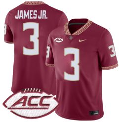 Derwin James Jr Florida State Seminoles Football Garnet Home Jersey - All Stitched