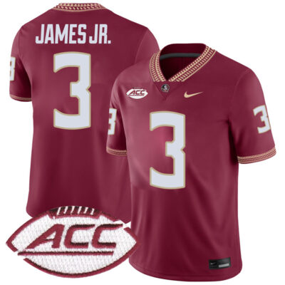 Derwin James Jr Florida State Seminoles Football Garnet Home Jersey - All Stitched