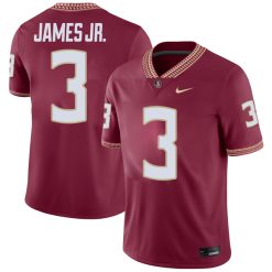 Derwin James Jr Florida State Seminoles Football Garnet Home Jersey - All Stitched