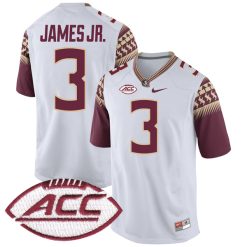 Derwin James Jr Florida State Seminoles Football White Alternate Jersey - All Stitched