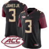 Derwin James Jr Florida State Seminoles Football Black Alternate Jersey - All Stitched