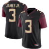 Derwin James Jr Florida State Seminoles Football Black Alternate Jersey - All Stitched
