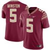 Jameis Winston Florida State Seminoles Football Garnet Alternate Jersey - All Stitched