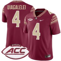 DJ Uiagalelei Florida State Seminoles Football Garnet Alternate Jersey - All Stitched