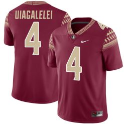 DJ Uiagalelei Florida State Seminoles Football Garnet Alternate Jersey - All Stitched