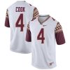 Dalvin Cook Florida State Seminoles Football White Alternate Jersey - All Stitched