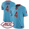 Dalvin Cook Florida State Seminoles Football Turquoise Blue Throwback Jersey - All Stitched