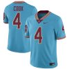 Dalvin Cook Florida State Seminoles Football Turquoise Blue Throwback Jersey - All Stitched