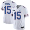 Tim Tebow Florida Gators Football White Away Jersey - All Stitched