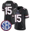 Tim Tebow Florida Gators Football Black Alternate Jersey - All Stitched