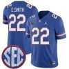 Emmitt Smith Florida Gators Football Royal Home Jersey - All Stitched