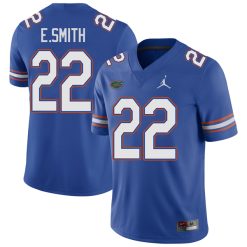 Emmitt Smith Florida Gators Football Royal Home Jersey - All Stitched
