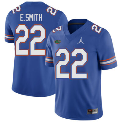 Emmitt Smith Florida Gators Football Royal Home Jersey - All Stitched