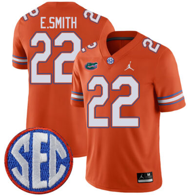 Emmitt Smith Florida Gators Football Orange Alternate Jersey - All Stitched