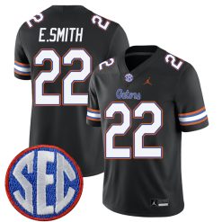 Emmitt Smith Florida Gators Football Black Alternate Jersey - All Stitched