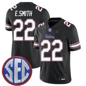 Emmitt Smith Florida Gators Football Black Alternate Jersey - All Stitched