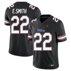 Emmitt Smith Florida Gators Football Black Alternate Jersey - All Stitched