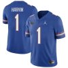 Percy Harvin Florida Gators Football Royal Home Jersey - All Stitched
