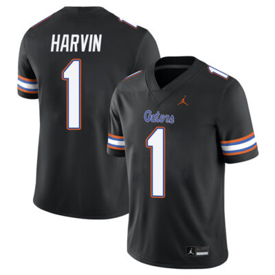 Percy Harvin Florida Gators Football Black Alternate Jersey - All Stitched