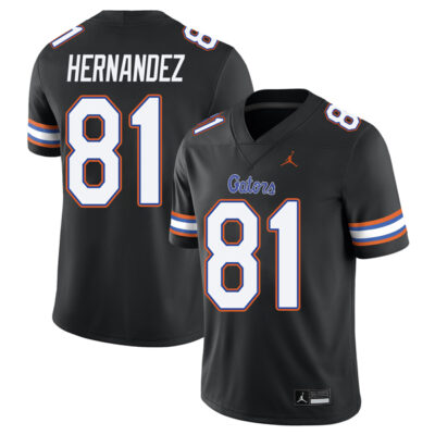 Aaron Hernandez Florida Gators Football Black Alternate Jersey - All Stitched
