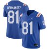 Aaron Hernandez Florida Gators Football Royal Throwback Jersey - All Stitched